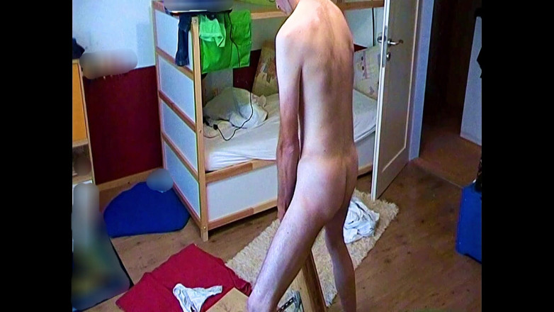 Mark Hannes: Niebieska Fleshlight Pussy Stand Fuck Masturbacja