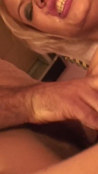 Cock hungry milf tastes neighbor's dick.