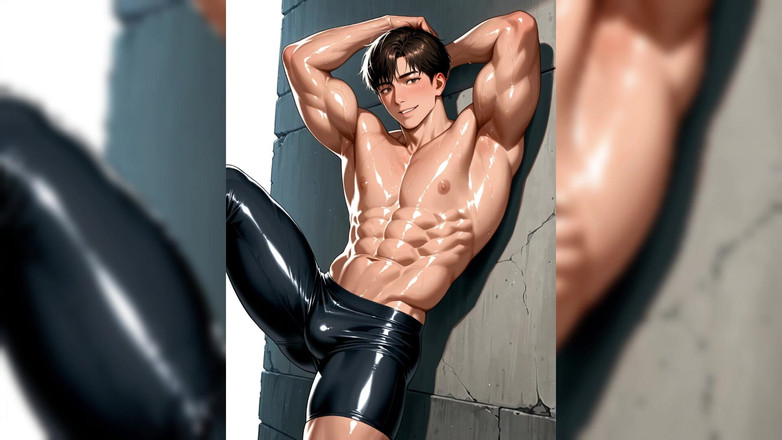 Erotic Man: Ai ポルノ ハンクのポージング