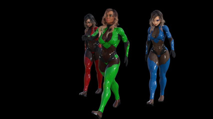 Custom Fantasy Productions: Luptă epică cu fete scifi