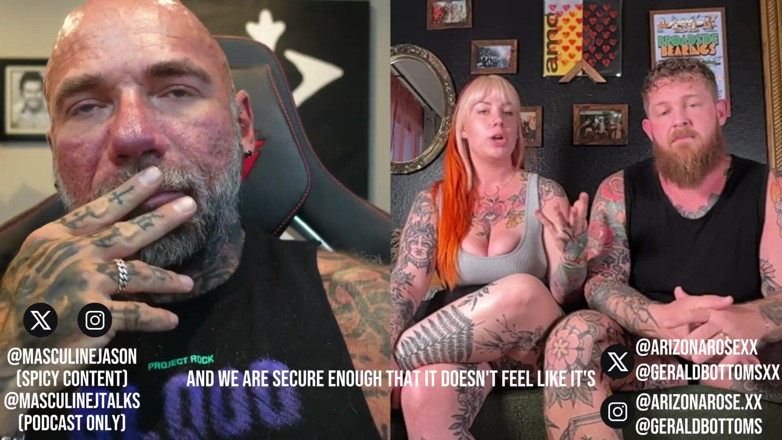 Raw and Uncensored with Masculine Jason: Confessions de star du porno - Arizona Rose et Gerald Bottoms (épisode 207)