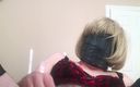 Sissy Cindy: Butt-plugged Blond floppy Clit Sissygasm