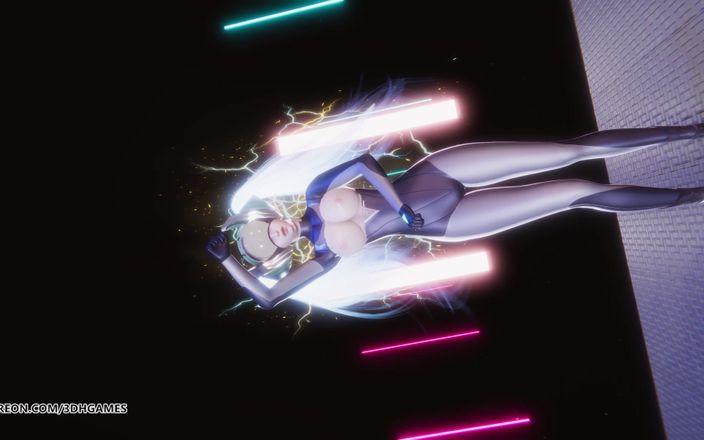 3D-Hentai Games: Intergalactia - Ia glowb dj Sona hot striptease liga de leyendas...