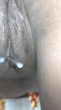Africká přítelkyně ošukaná BWC s creampie