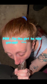 Sucking His Huge BBC