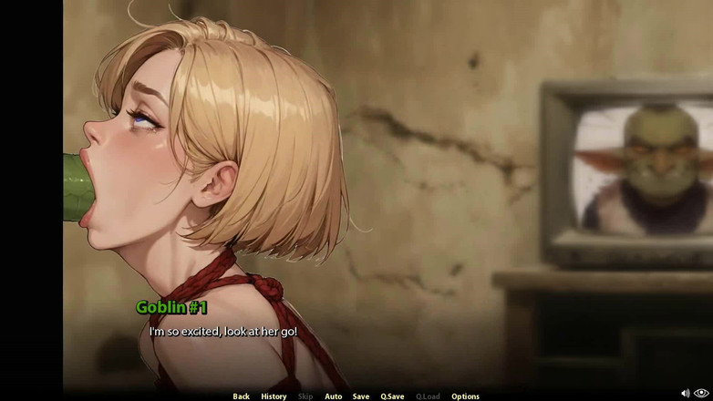 Dirty GamesXxX: Moonripple Lake: heiße blondine im GloryHole - episode 9