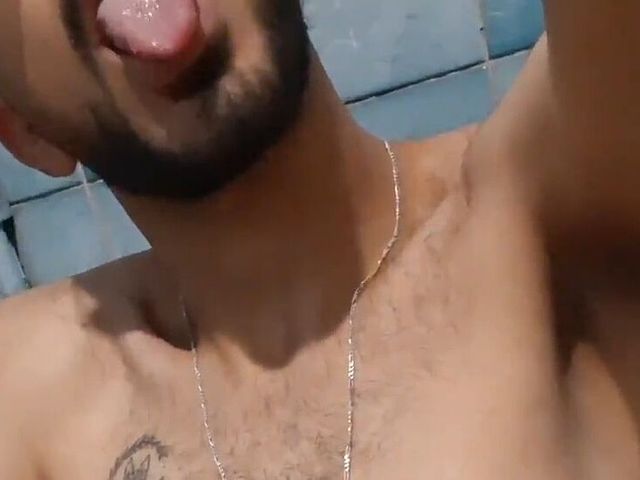 Cumming and Jerking off in Bathroom (Egy Hairy 69)
