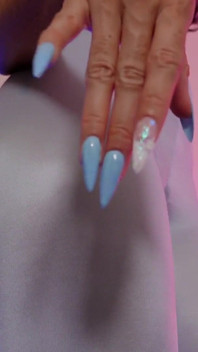 Bitch Loser - Ebony Femdom Goddess Rosie Reed Bratty Loser Tease and Denial Humiliation Nylon Tight Outfit Middle Finger