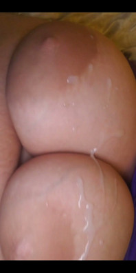 Got Cum All Over My Tits Last Night