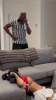 Two Big-ass Arabs Fuck the Football Referee - Yasmina Khan and Aaliya Yasin