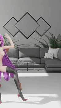 Raiden Mei Dance and Sex Hentai Honkai Impact Nude Expectation Mmd 3D Pink Hair Color Edit Smixix