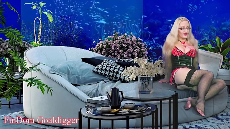 FinDom Goaldigger: Maricas cadela lição