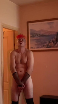 Old Man Masturbating