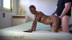 Projectsexdiary: 레오 젠타이 Catsuit 바디수트 코스프레 버블 엉덩이 섹스 후장 섹스 정액 - Projectfundiary