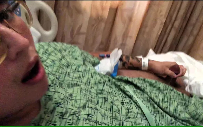 Lymph Guy: Latino Boy Jerks at Hospital