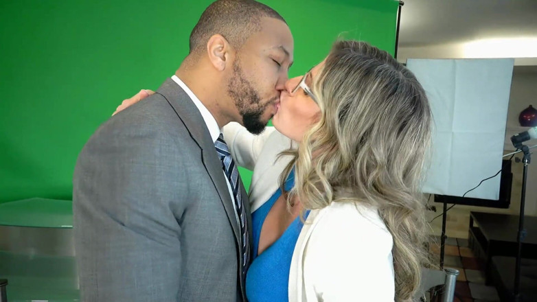1111CustomsXXX: News Anchor Cory Chase Fucks Co Anchor John Legendary
