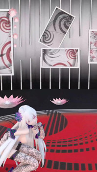 Yowane Haku Svlékání tanec Sexy spodní prádlo Hentai Stickysticky Píseň Mmd 3D Fialová barva oblečení Edit Smixix
