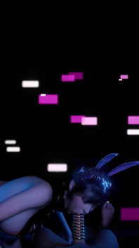 자지를 타는 거유 댄서 - 3D 애니메이션