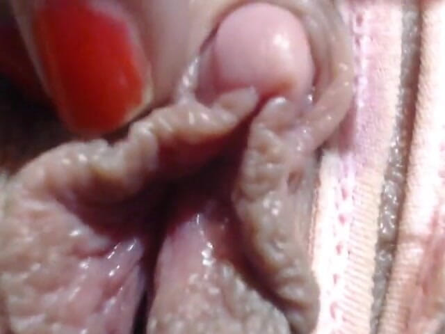 Cuteblonde666: Prim-plan extrem pe clitorisul meu