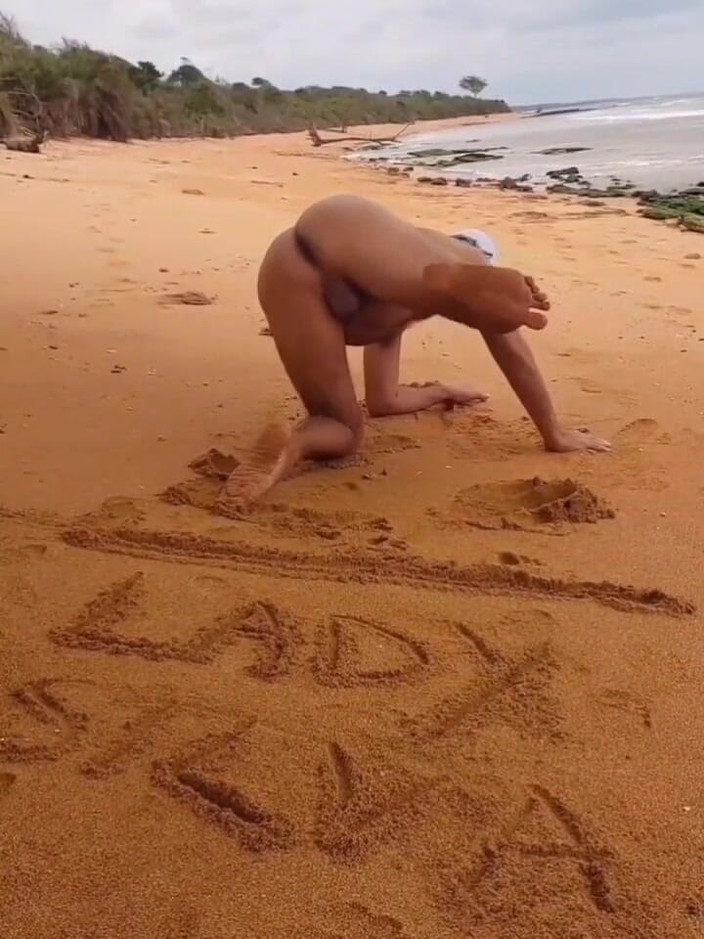 Ladysilvas: Ladysilva Sexy zadek na pláži