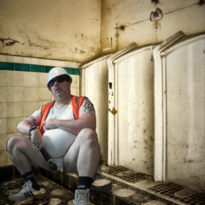 uktattooedchub74: Vintage openbare toiletten - verbaal spelen en klaarkomen