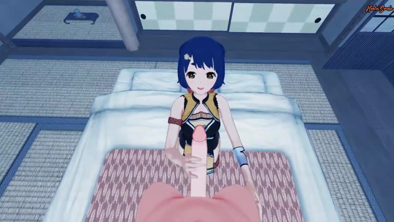 Hentai Smash: Xiangling dikongkek keras sudut pandangan pertama sehingga dia dapat creampie -...