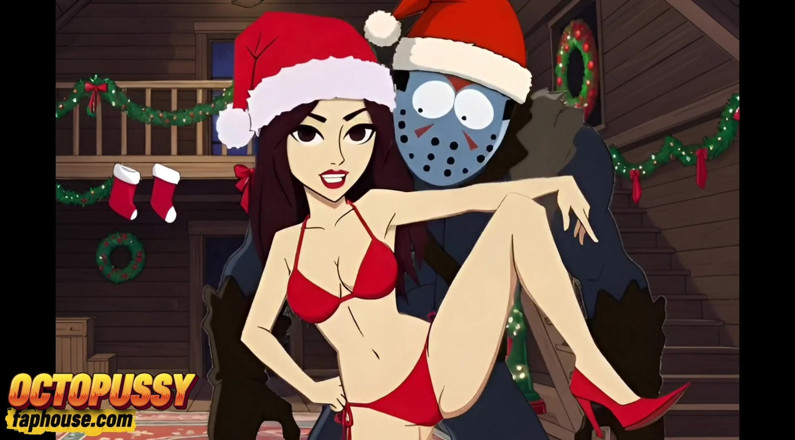 Octopussy Lovers Club: Crystal Lake Kampı'nda Sürtüklerle Seks Partisi. Karikatür