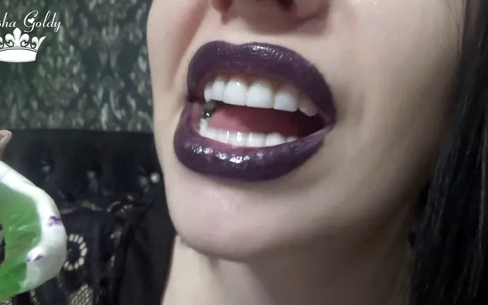 Goddess Misha Goldy: 5 barev pro moje rty &amp; Gummy Bears