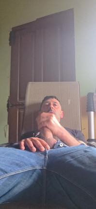 Straight Guy Jerks off in a Hammock