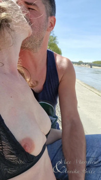 Risky Public Outdoor Make Out in France (very Hot)