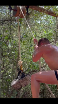 Rope Weight Pull Down Workou