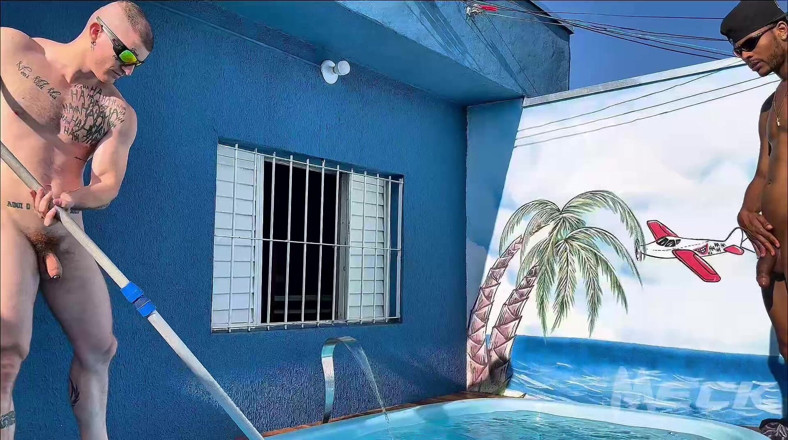 Meck ToyBoy: Belle journée à la piscine et un désordre avec l’amie...