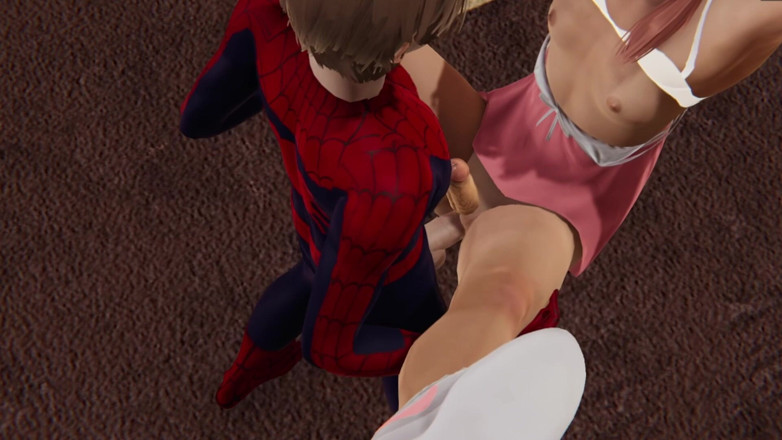 Banana X: Futa Mary Jane Fait Une Fellation À Spider-man Puis Se Fait...
