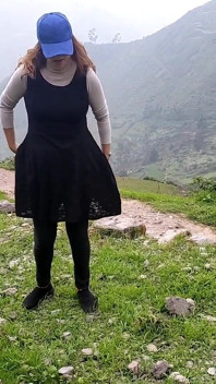 Pissing on the mountain