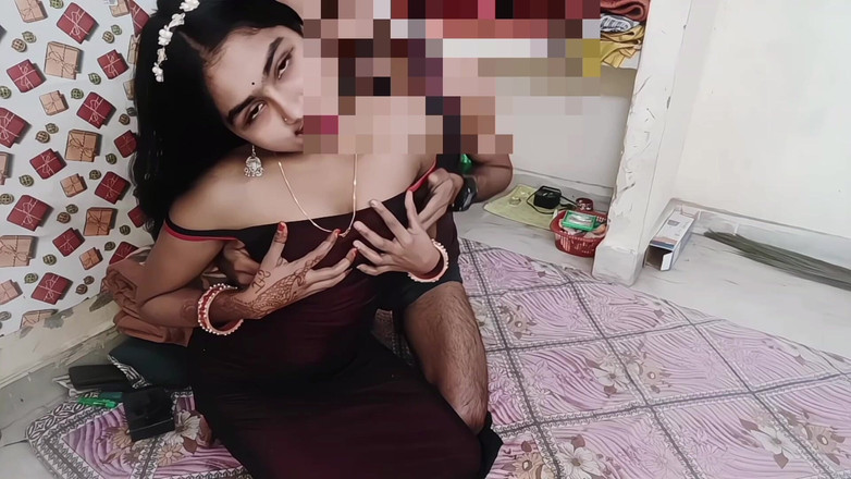 AmpleOunce283: 热辣的乡村女孩时尚看起来我 chud rahi hai - 脱衣服拉起来，激情接吻粗糙的德西楚代！