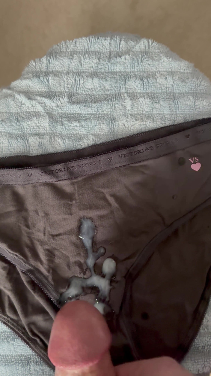 CumDaily: Cum on Wife’s Panties 20