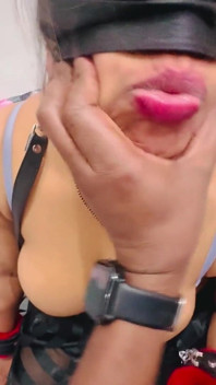 In This Video a Chick Is Pushed Against the Bed and Fucked