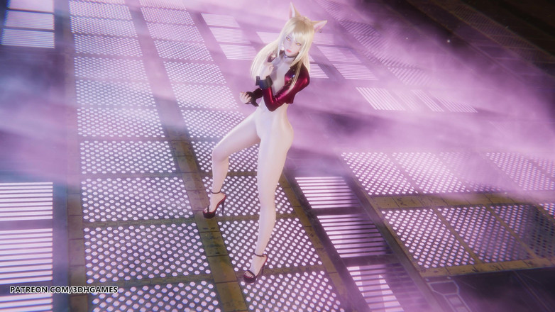 3D-Hentai Games: Meovv - Meow Ahri sexy faz striptease de League of Legends...