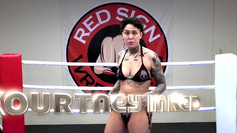 Red Sign Wrestling: Kourtney Inked banaam valentina boux - seks laraee