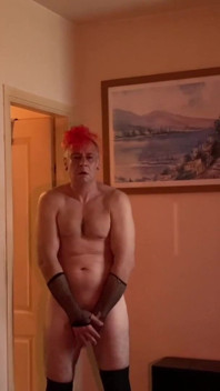 Old Man Masturbating