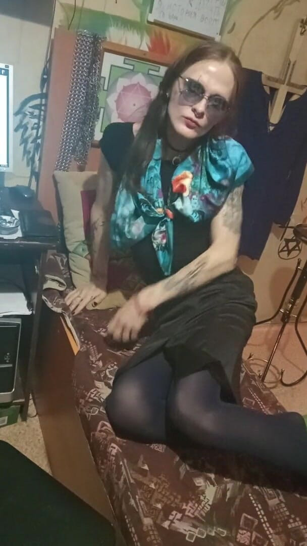 Rainbowdracat: Tatlı transeksüel mastürbasyon yapıyor