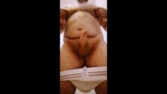 The UK Hairy Bear: Кончаю в мою белую сперму два раза с огромной порцией спермы