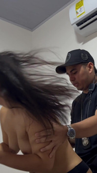 Not in the Ass, Please!! Big Ass MILF Fucks Without a Condom with a Corrupt Cop