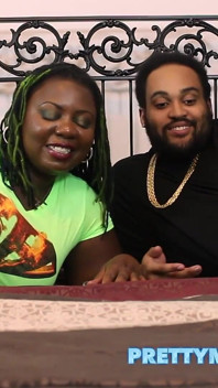 Ebony milf get mad when see gets a huge facial
