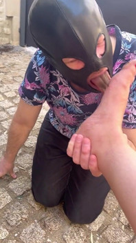 Cleaning My Dirty Feet...