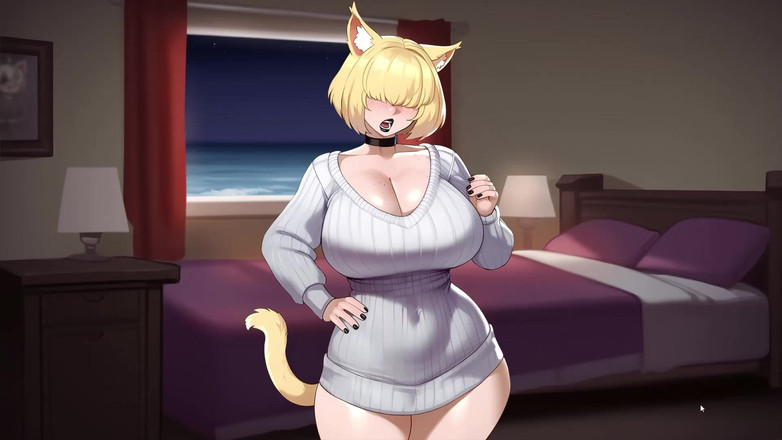 Studio-77: They Love Bwc - Nyatorase # 17 a Visual Novel Gameplay