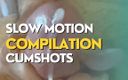 Me and myself on paradise: Slow motion cumshots compilatie