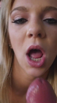 Blindfolded teen gets fucked by two guys