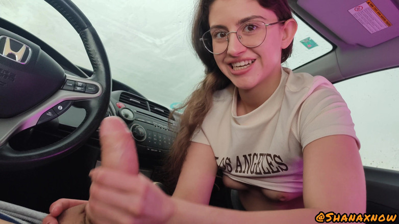 Shanaxnow: 4K Blowjob During a Rainstorm