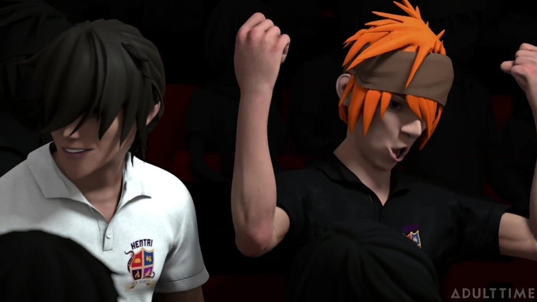 Hentai Sex School: Hentai sex college 2 ° semestre parte 1 - La bellezza hentai viene sborrata...
